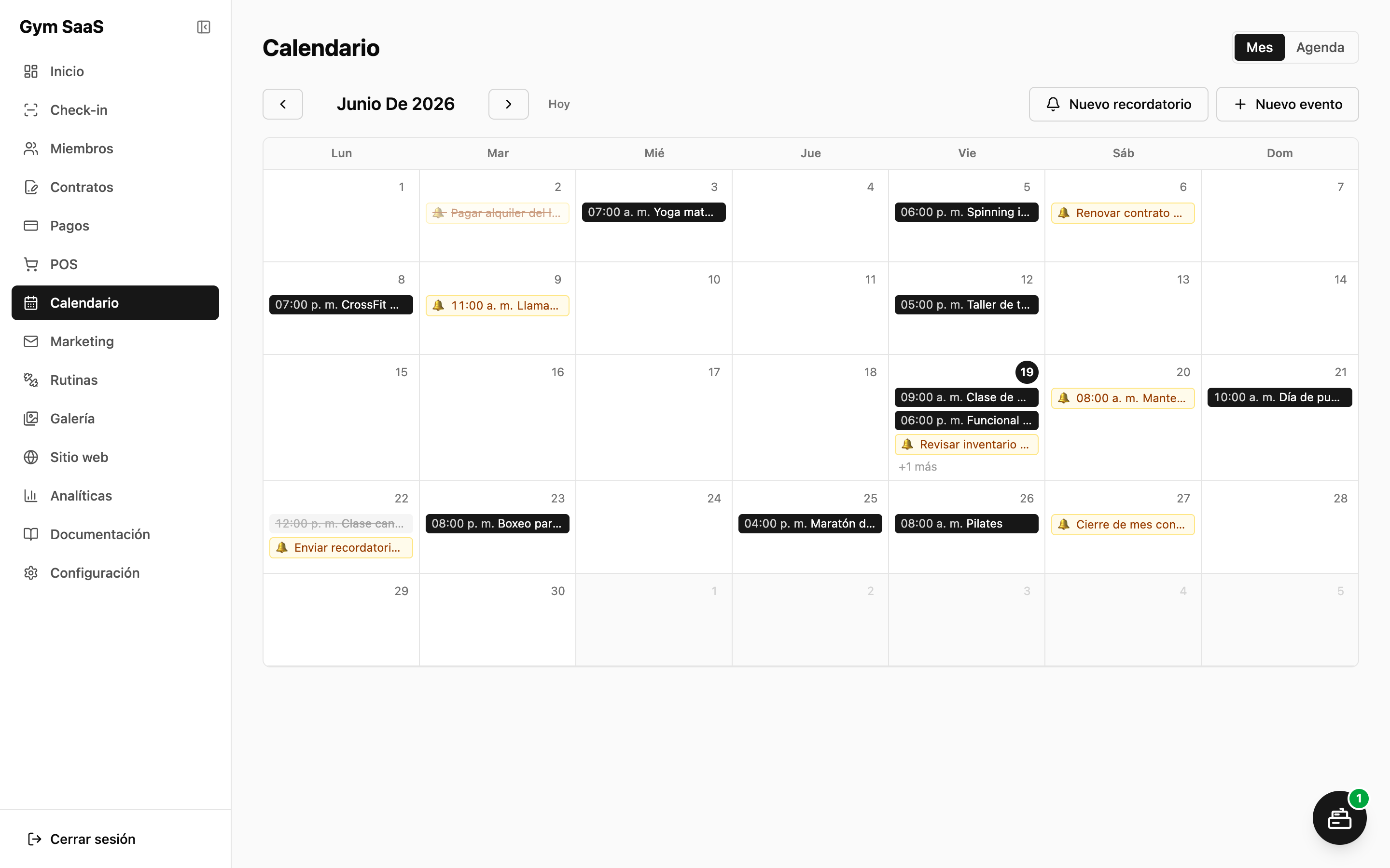 Calendario